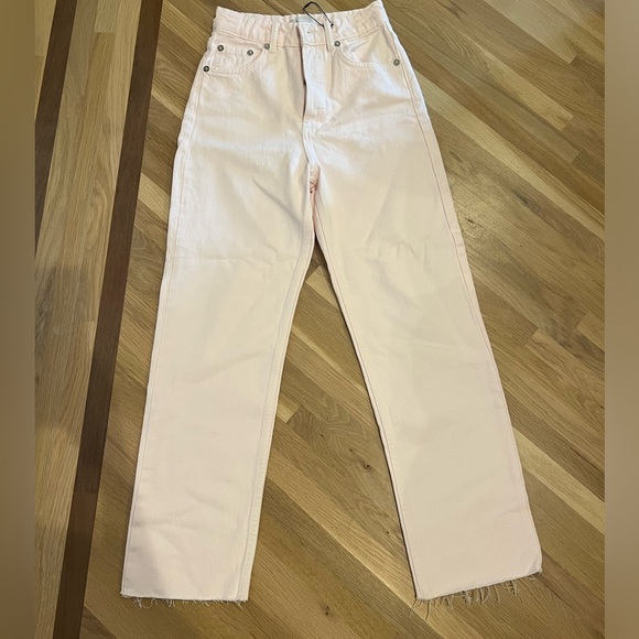 Zara light pink jeans - Picture 1 of 3